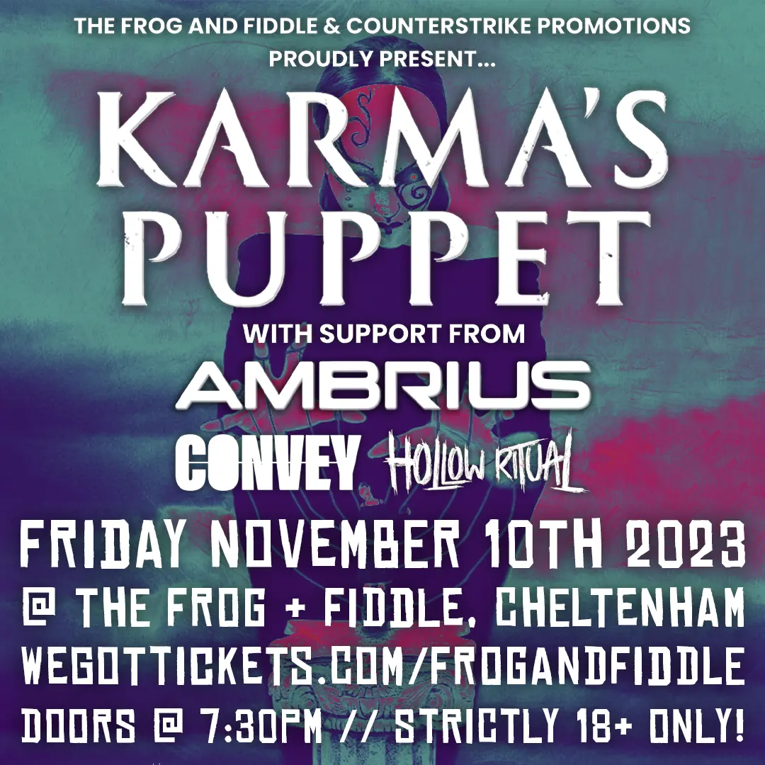 frog and fiddle 10th-november 2023 poster