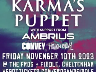 frog and fiddle 10th-november 2023 poster