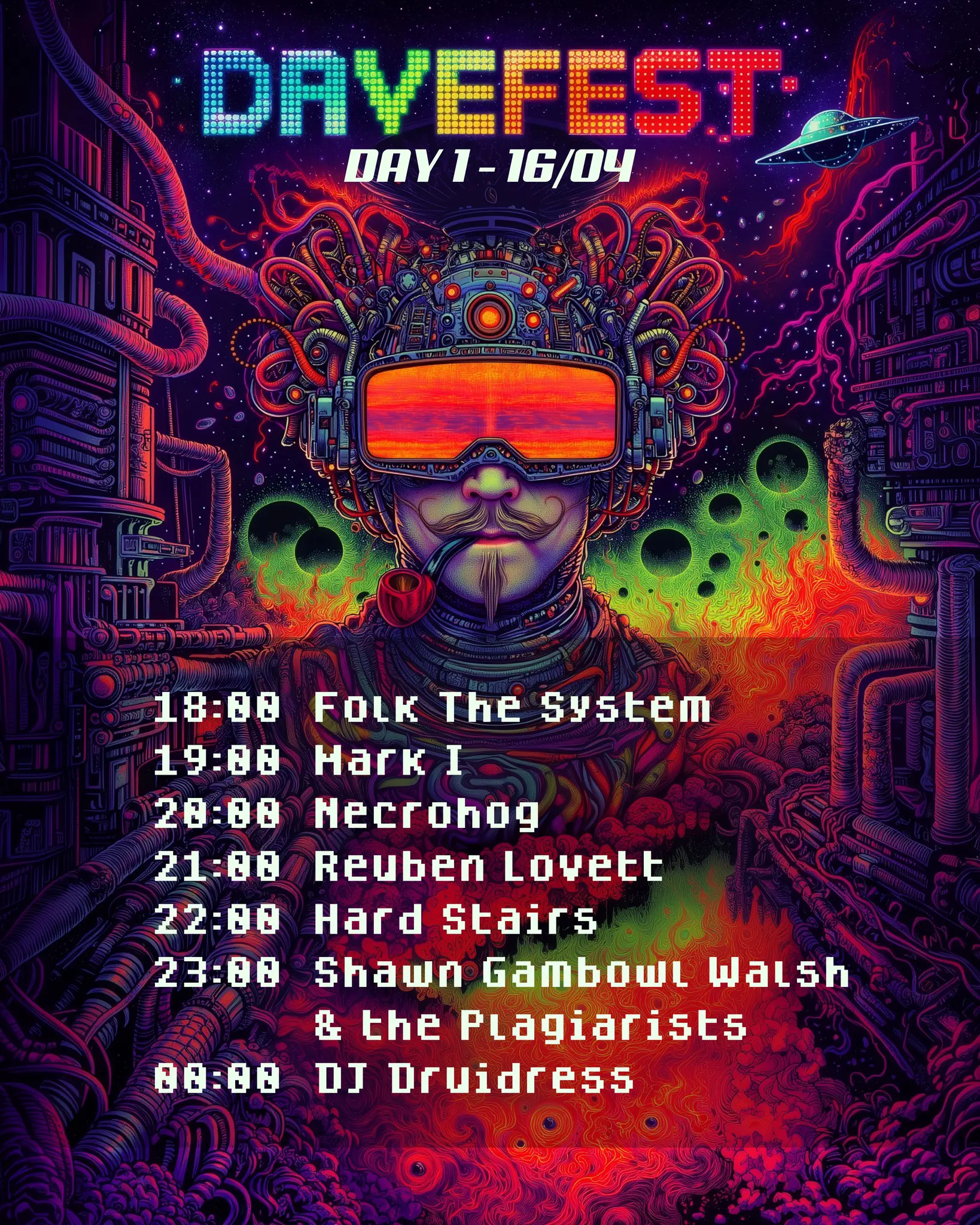 davefest thursday 16th april 2026